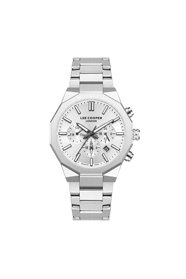 Men's Multi Function SILVER Dial Watch - LC08218.330