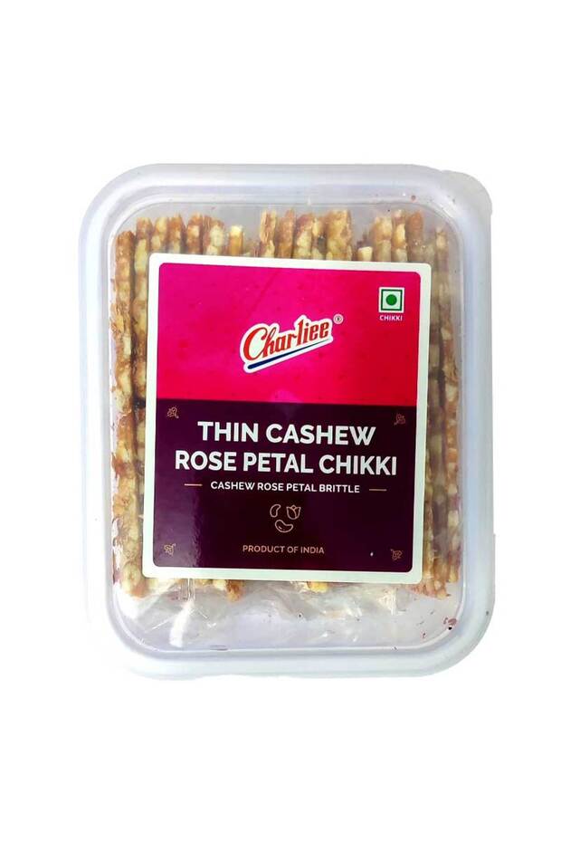 Cashew Rose Petal Premium Nutty Floral Infused Sweet Bar (100g)