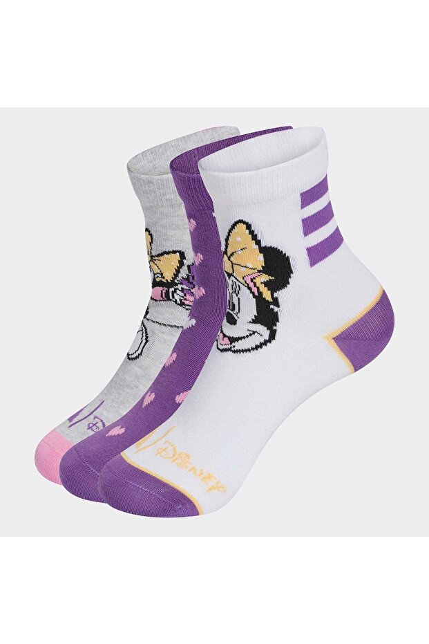 Disney Minnie Mouse Children's 3-Piece Socks (Ka9878)