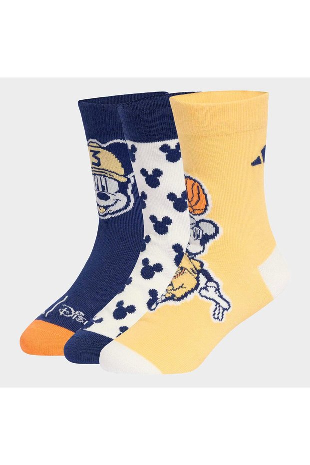 Disney Mickey Mouse Children's 3-Piece Socks (Ka9879)