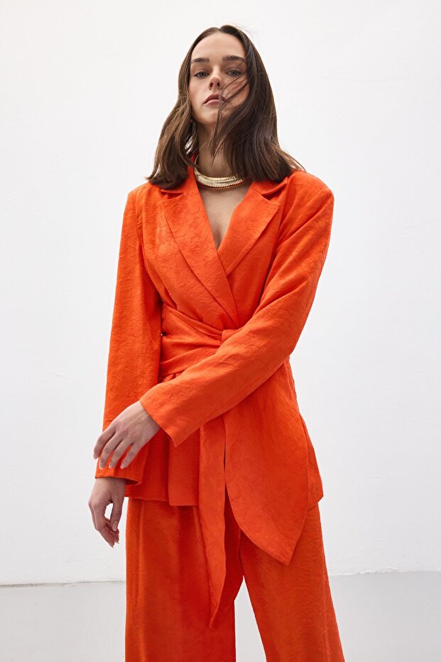 Freya Jacket - Orange - 5