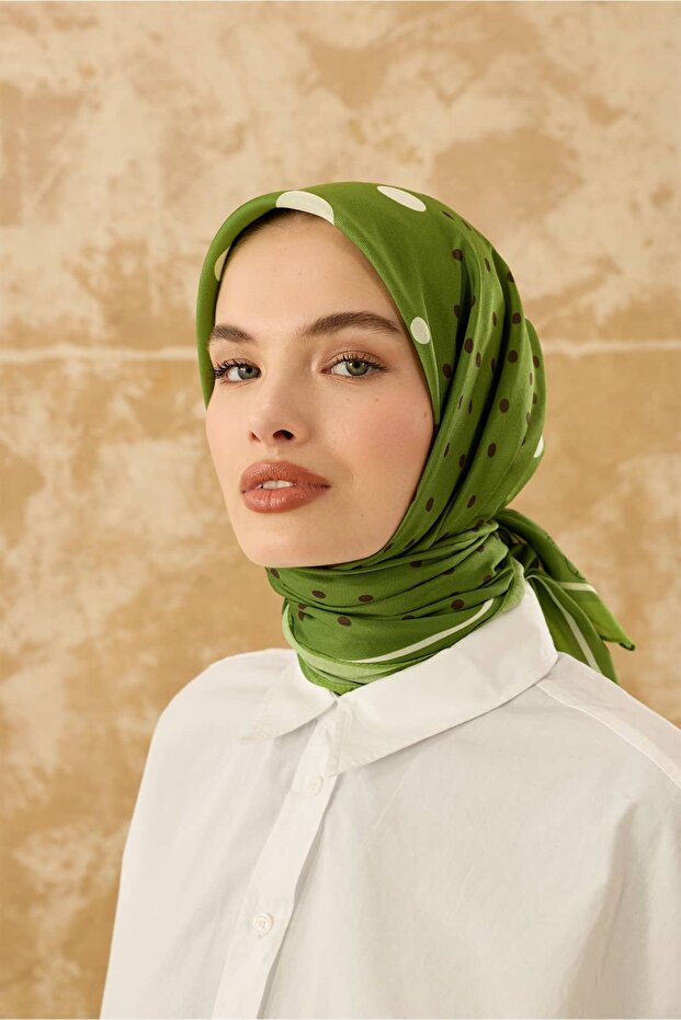 وشاح بنمط النقاط قطن - 3