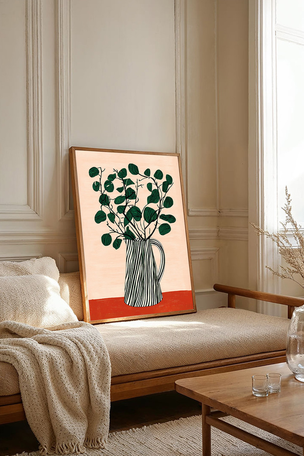 One Piece Wooden Framed Painting Tk3624