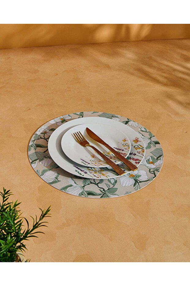 مفرش طاولة فردي دائرية متنوعة - 1