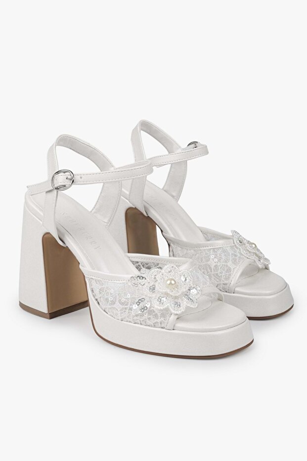 Women's velia leather platform Heeled Shoes