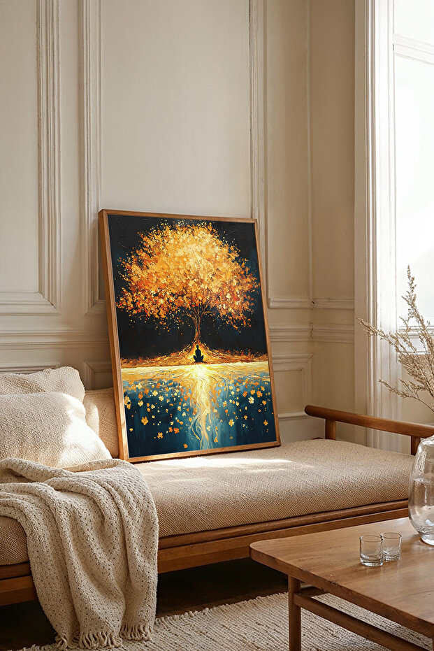 One Piece Wooden Framed Painting Tk3666