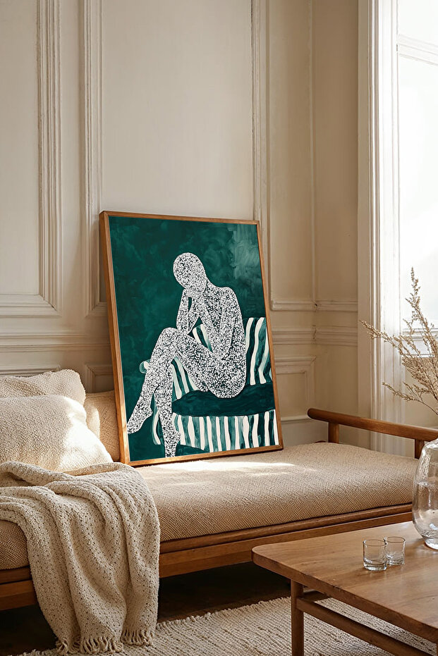 One Piece Wooden Framed Painting Tk3606