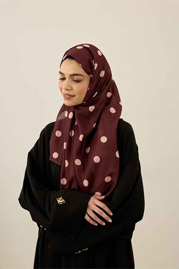 شال لينا بنمط البولكا دوت - 3