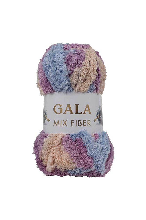 Himalaya Export Surplus Ebruli K Velvet Towel Rope Ck-2437 - Beige Lilac Blue