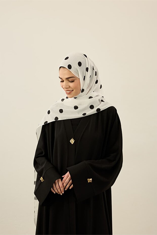 شال لينا بنمط البولكا دوت - 2