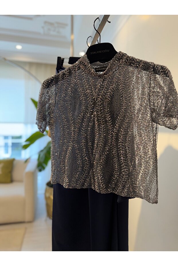 Füme İşlemeli Bluz - 2
