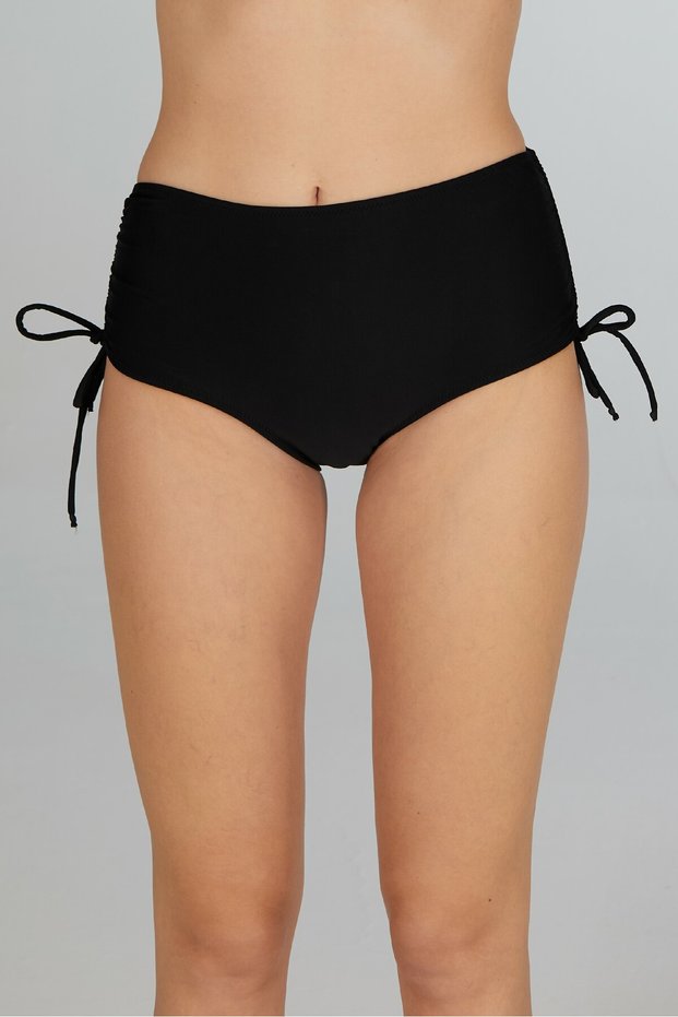 Women's Maxi Lace-Up Slip High Waist Bikini Bottom