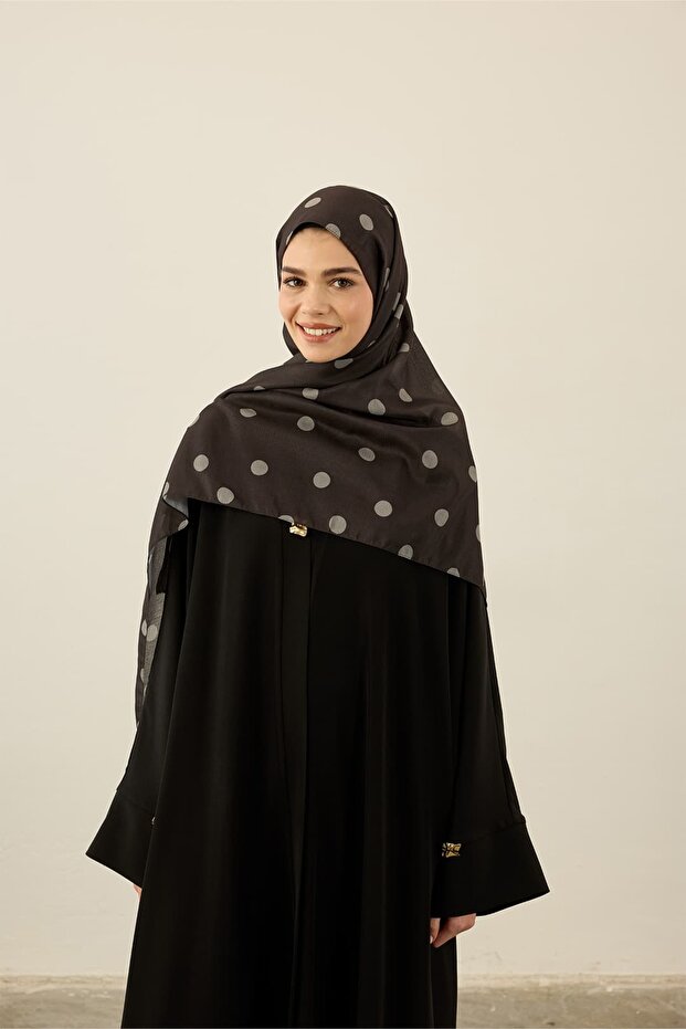 شال لينا بنمط البولكا دوت - 1