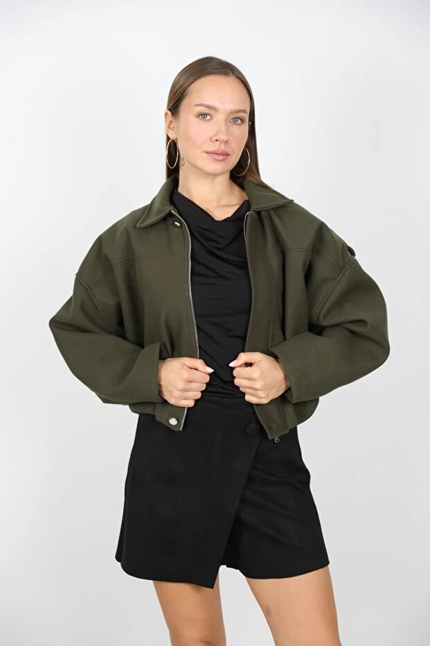 سترة بومبر كبيرة الحجم - 2