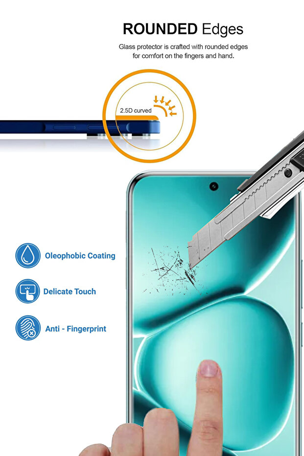 واقي شاشة زجاجي فاخر لهاتف شاومي ريدمي نوت 15 برو بلس - 4