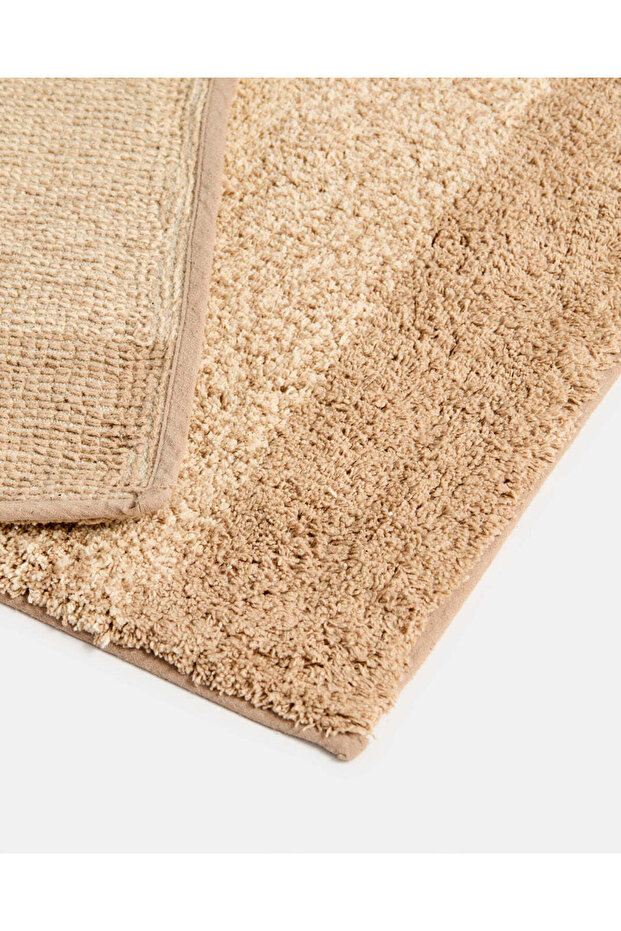 طقم سجاد حمام بني فاتح (قطعتان) - 6