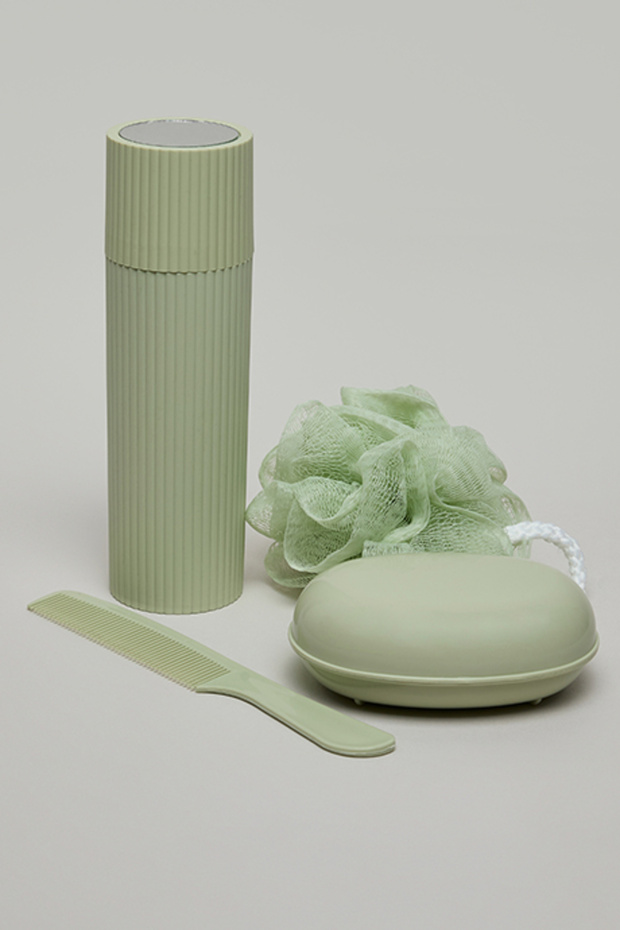 Unisex Mint Bath Essential Set