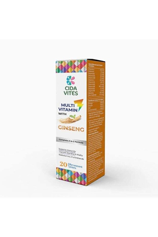 Multivitamin with Ginseng Effervescent Tab 20