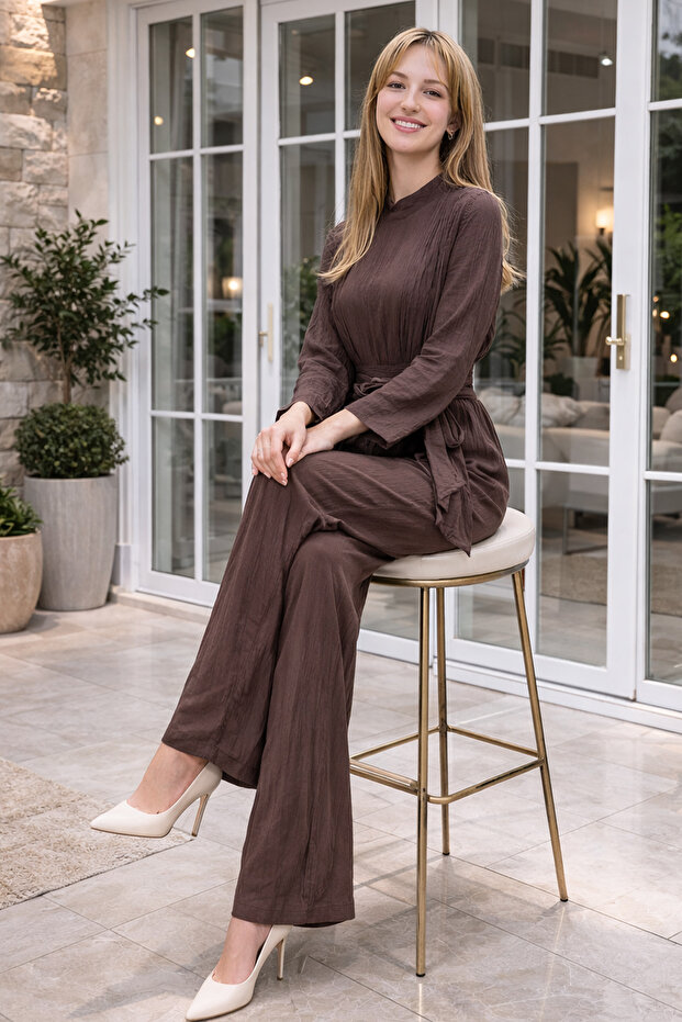 Jumpsuit M2001-1 Brown