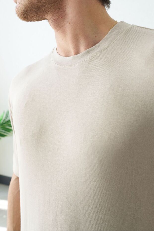 تيشيرت أساسي من القماش الفاخر - 2