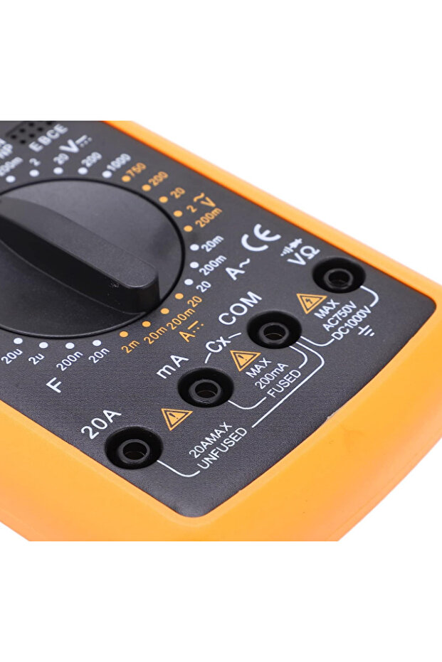DT9205A Multifunctional Universal Digital Electrical Multimeter with Durable High Precision - 4