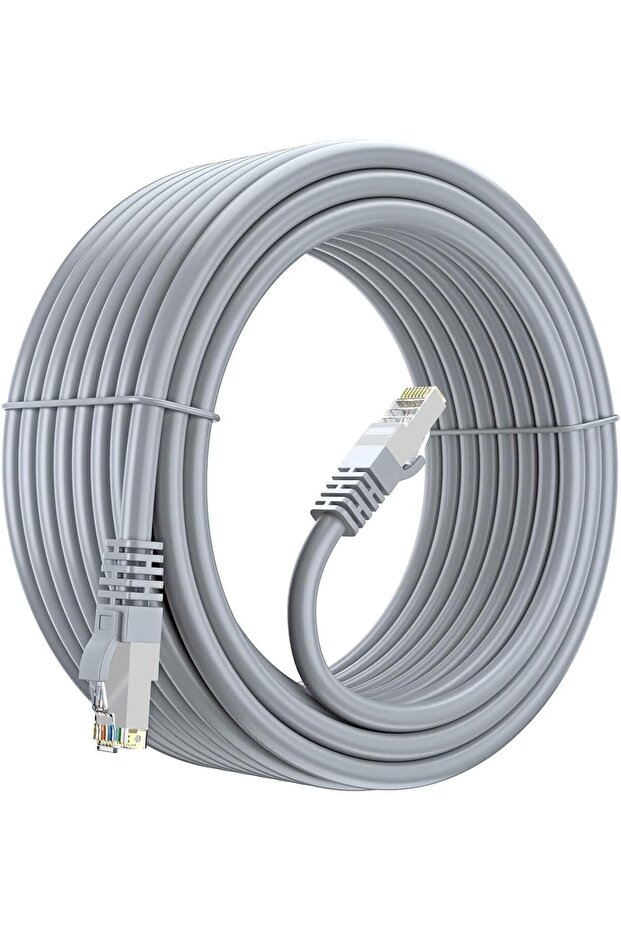 كابل إنترنت بطول 20 متر/0.50 مم-Cat6-مضاد للتشويش بطبقتين/كابل إيثرنت بطول 20 متر-داخلي وخارجي-UTP