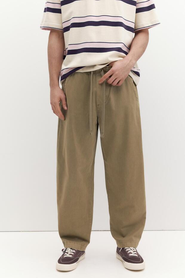 Bol kesim jogger pantolon - 3