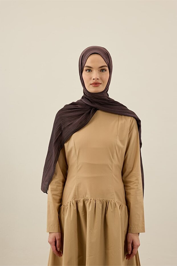 Linevera Desen Bambu Şal - 3