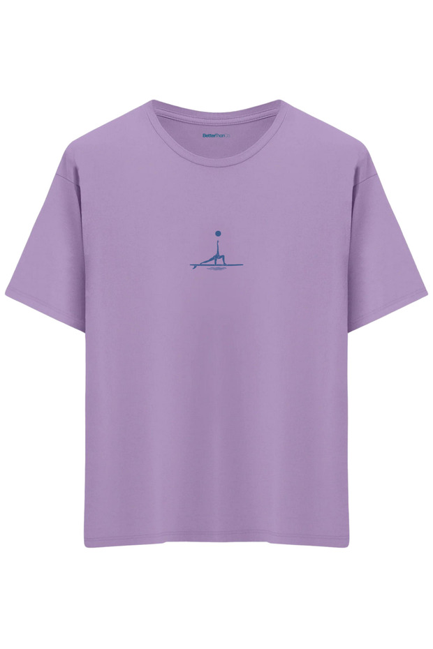 Yogi Printed Crew Neck Oversized T-Shirt