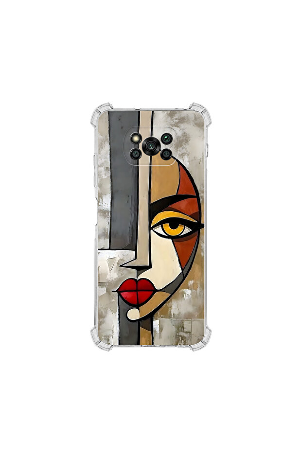 Corner Protection Case Compatible with Poco X3 Pro Aether Solving Design Uv Printed - 1