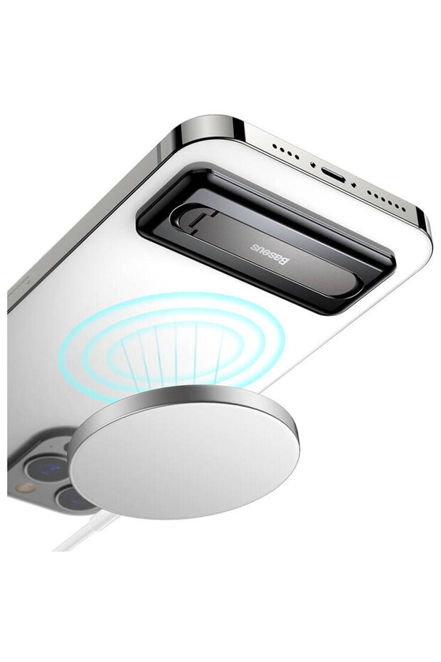 Foldable support Solid Color versal, rotatable, black - 5