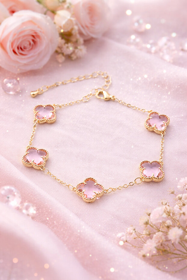 Çelik Yonca Bileklik - 3