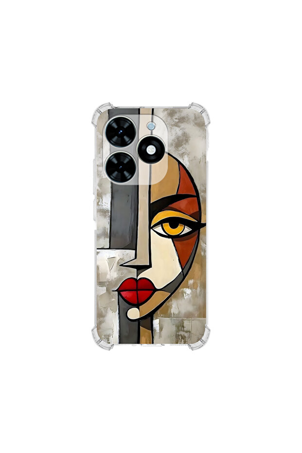 Corner Protection Case Compatible with Tecno Spark 20 Aether Solving Design Uv Printed - 1