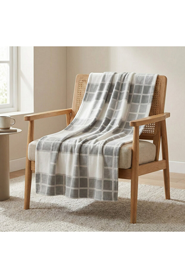 120X150 cm Tv Blanket Si – Soft Wool Blend Seat Shawl & Knee Cover