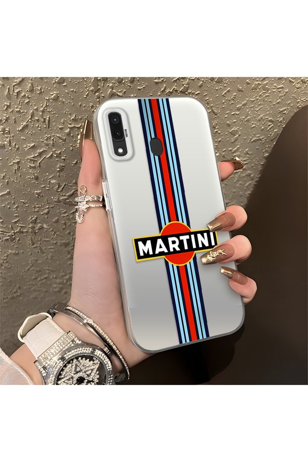 Samsung Galaxy A30 Compatible Silicone Phone Case Edge Hard Back Anti-Fall Bmw Patterned