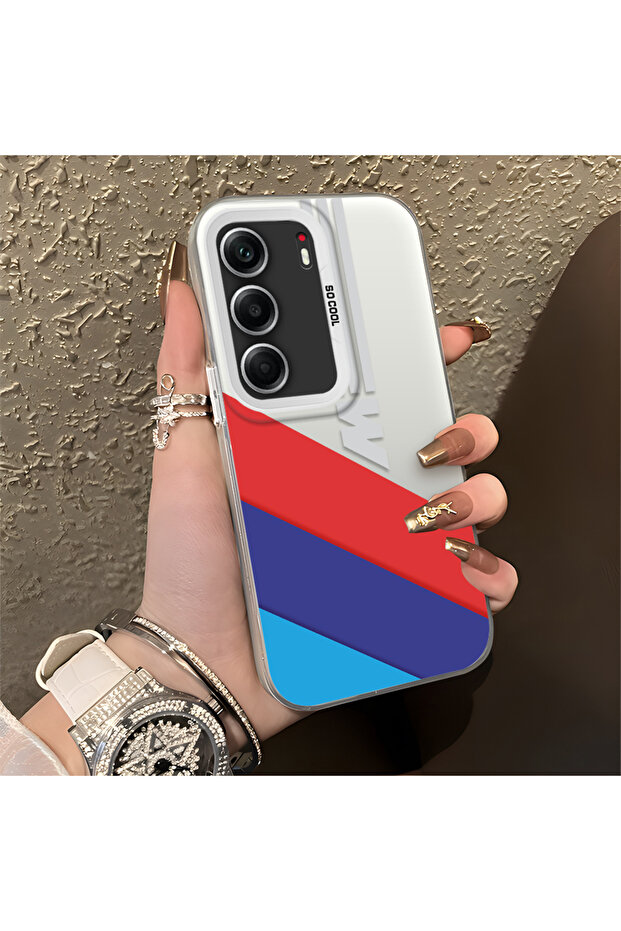 Tecno Camon 40 Pro 5g Compatible Silicone Edge Hard Back Anti-Fall Case Bmw Patterned