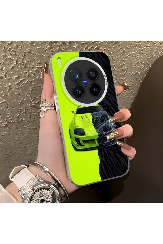 Vivo X300 Pro Compatible Silicone Edge Hard Back Anti-Fall Phone Case Lamborghini
