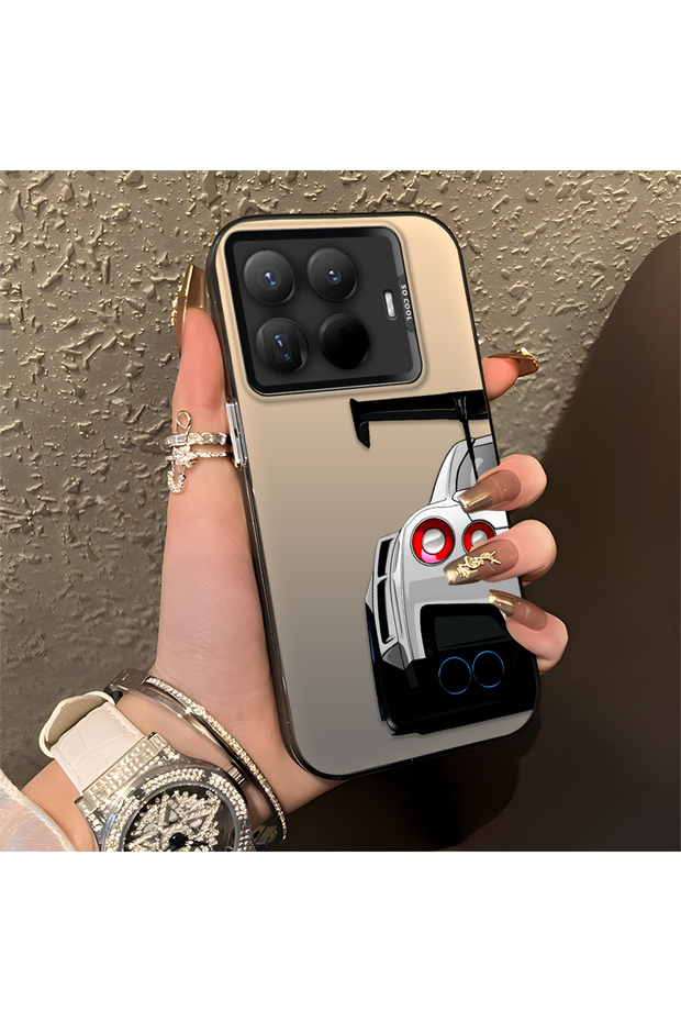 15t Pro Compatible Silicone Edge Hard Back Anti-Fall Phone Case Sports Car