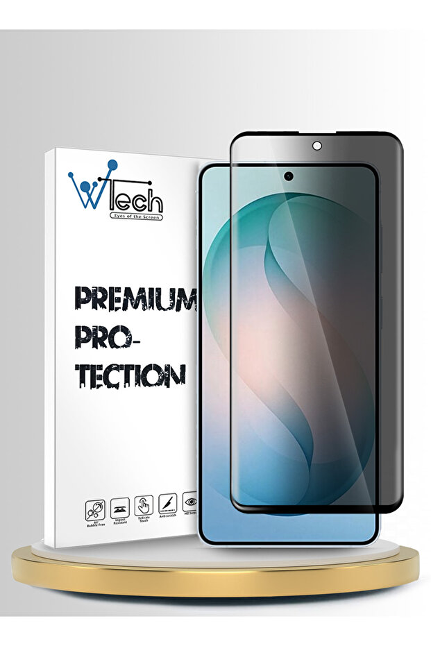 Samsung S26 Plus 5G 2026 Premium Edge-Pro Series Privacy Tempered Glass Clear/Black