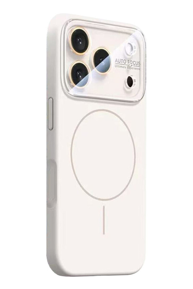 SoftThin Silicone Case, MagConverse, FlexiCase for iPhone 15 Pro Max, White