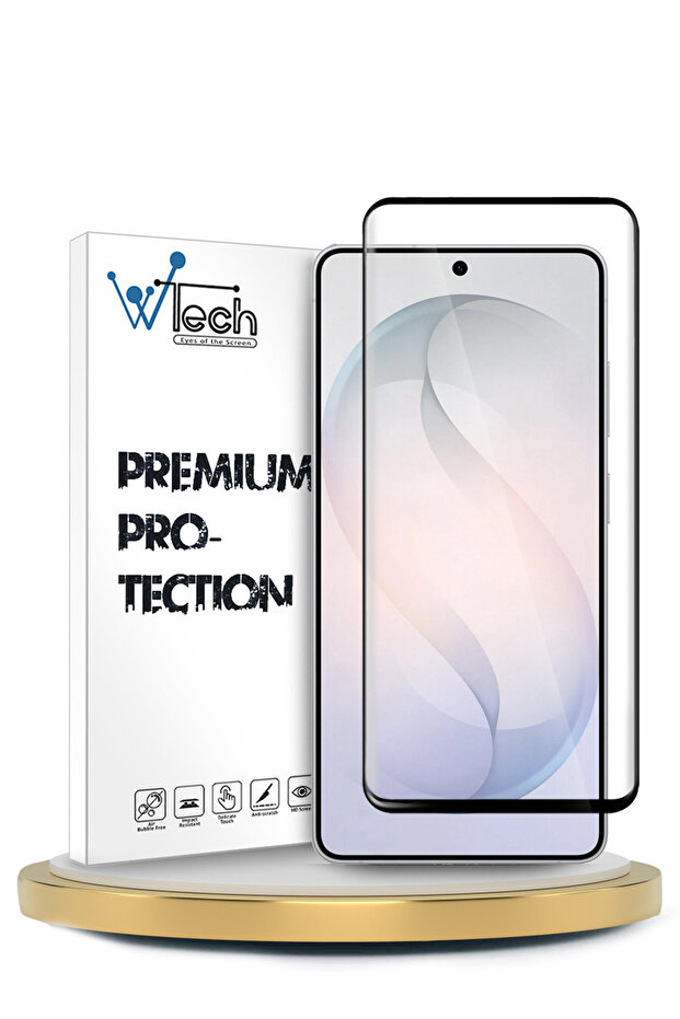 Samsung Galaxy S26 Ultra 5G 2026 Premium Edge-Pro Series Full Cover Tempered Glass Clear/Black