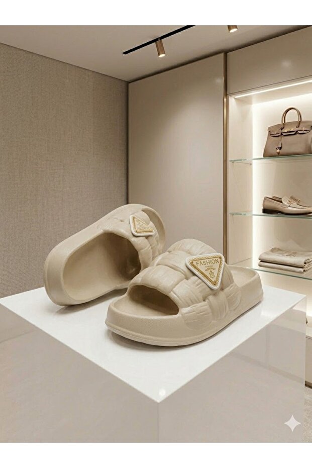 Kalın Kapitone Zenne Mule - 4