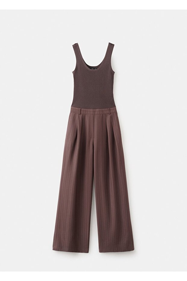 İnce çizgili tulum - 3