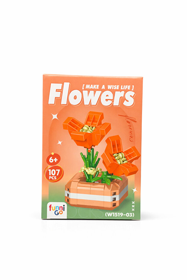 Çiçek Model Bricks Yapı Oyuncak Lego - 2