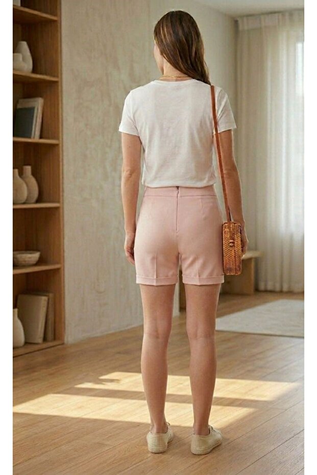 Pileli Şort Etek - 3