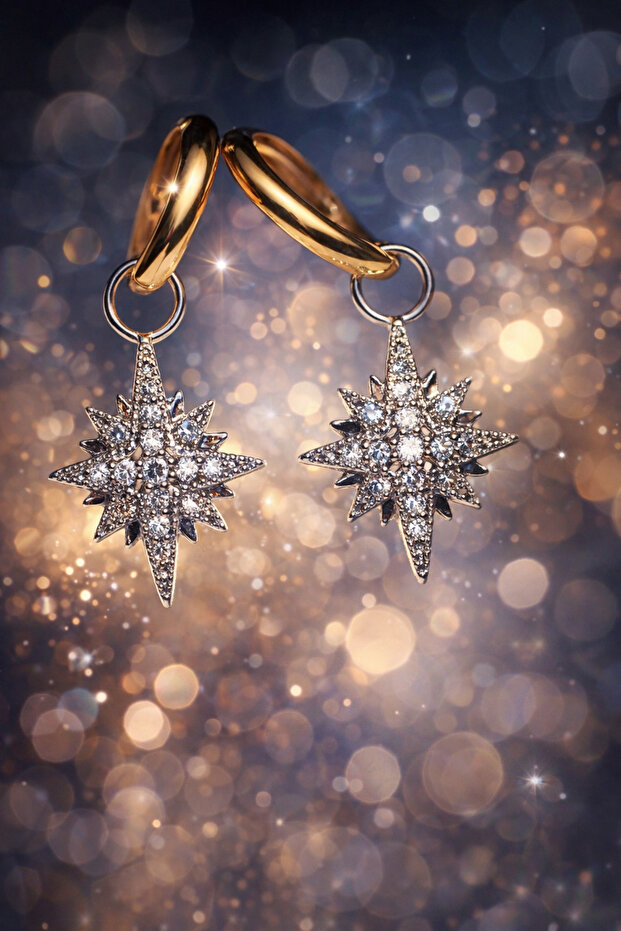 Kutup yıldızı küpe - 3