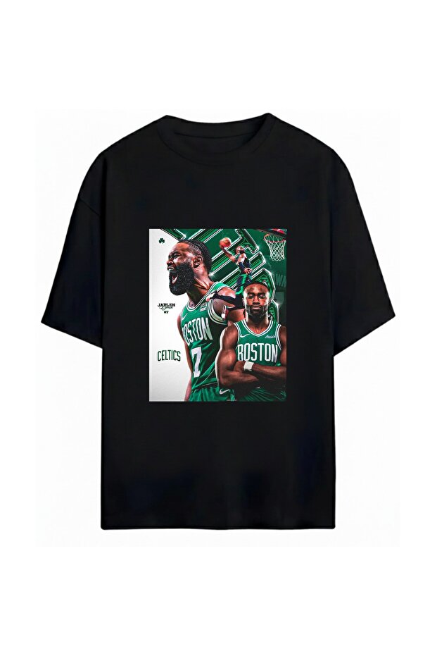 Jaylen Brown Printed Unisex Oversized 100% Cotton Pack T-Shirt