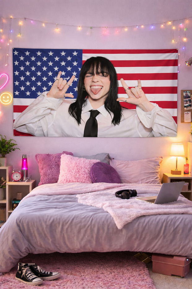 Billie Eilish Duvar Halısı Duvar Örtüsü - 1