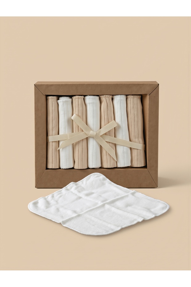 - 100% Cotton Mouth Wipes | 7 Pieces