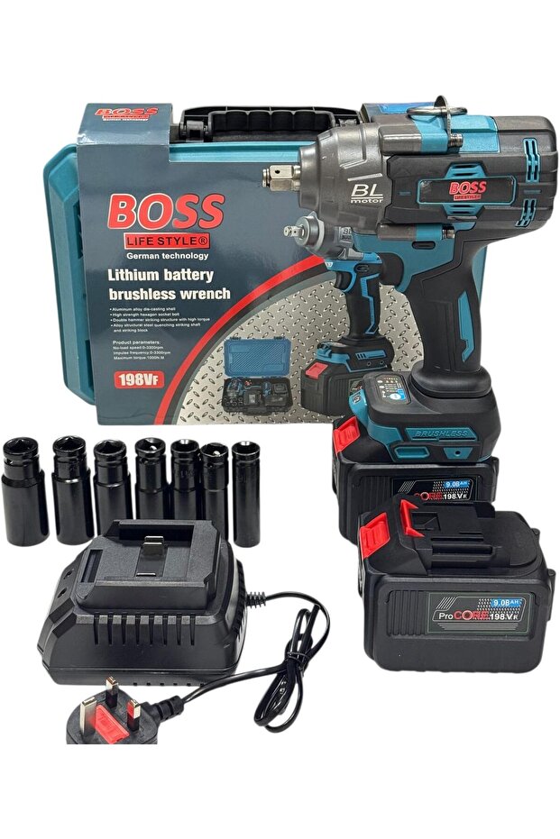 BOSS Lithium Battery Brushless Impact Wrench